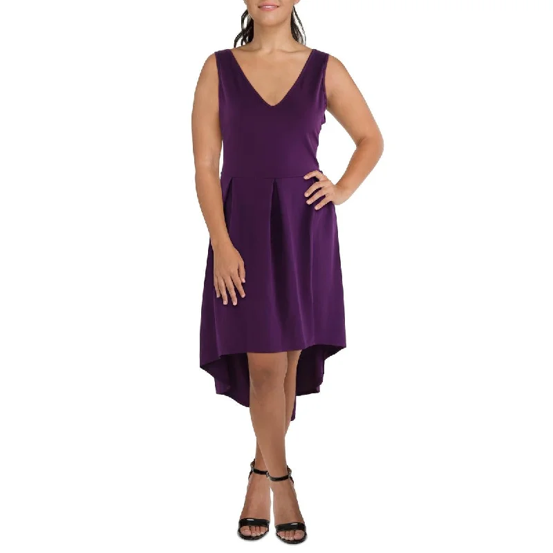 24seven Comfort Apparel Womens Plus Hi-Low Pleated Maxi Dress Trendy Fit-and-Flare Maxi Dress 24seven Comfort Apparel Womens Plus Hi-Low Pleated Maxi Dress Trendy Fit-and-Flare Maxi Dress
