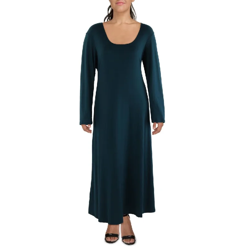 24seven Comfort Apparel Womens Plus Scoop Neck Long Maxi Dress Trendy Floral Print Maxi Dress 24seven Comfort Apparel Womens Plus Scoop Neck Long Maxi Dress Trendy Floral Print Maxi Dress
