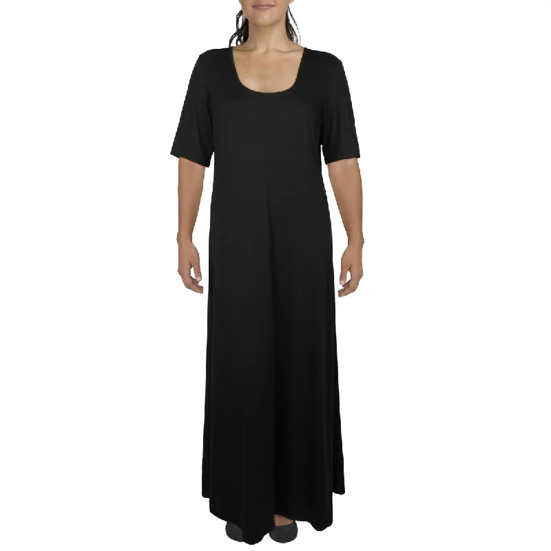 24seven Comfort Apparel Womens Short Sleeve Long Maxi Dress Trendy Maxi Dress with Bow 24seven Comfort Apparel Womens Short Sleeve Long Maxi Dress Trendy Maxi Dress with Bow