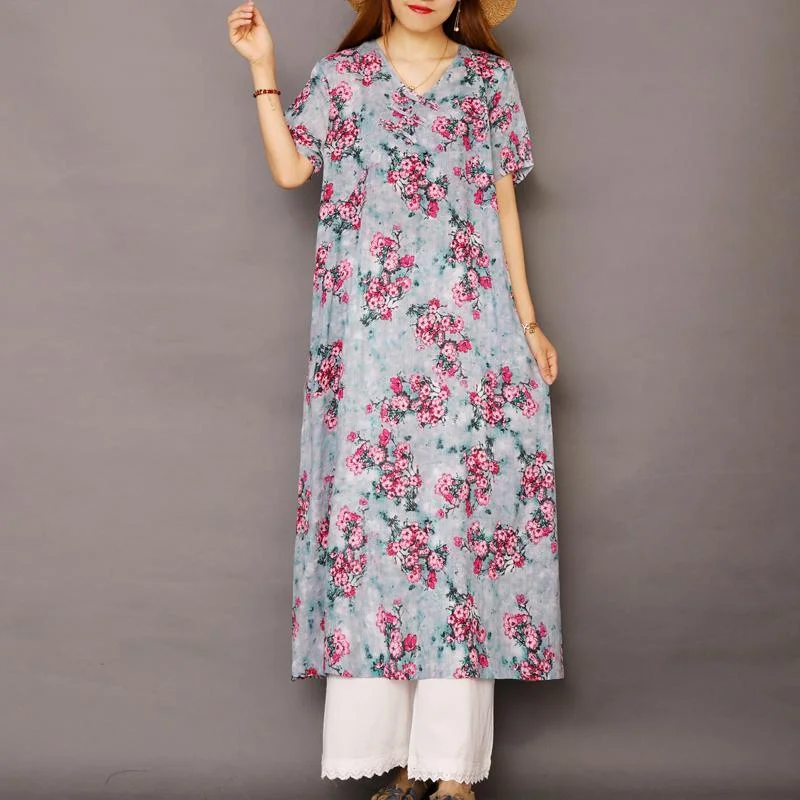 Classy prints cotton tunic pattern Outfits gray Maxi Dress summer Classic Tulle Maxi Dress Classy prints cotton tunic pattern Outfits gray Maxi Dress summer Classic Tulle Maxi Dress