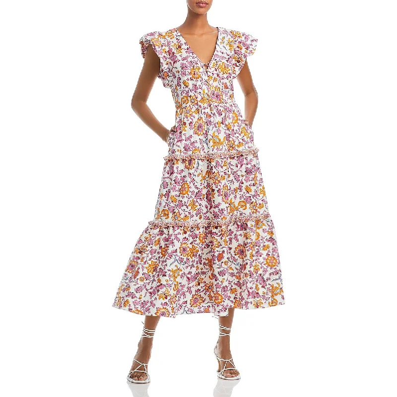 Derek Lam 10 Crosby Womens Beatrice Printed Long Maxi Dress Stylish Off-Shoulder Maxi Dress Derek Lam 10 Crosby Womens Beatrice Printed Long Maxi Dress Stylish Off-Shoulder Maxi Dress