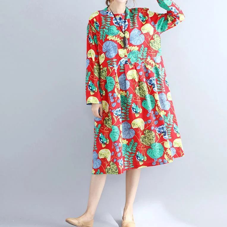 Elegant red prints pure linen dresses casual linen maxi dress women long sleeve patchwork midi dress Trendy Off-Shoulder Ruffle Maxi Dress Elegant red prints pure linen dresses casual linen maxi dress women long sleeve patchwork midi dress Trendy Off-Shoulder Ruffle Maxi Dress