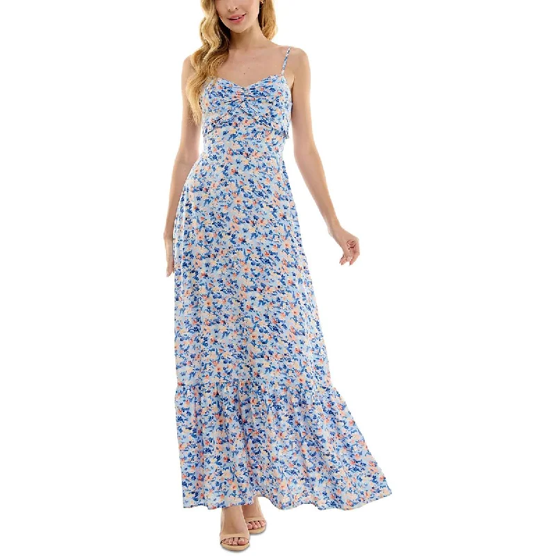 Kingston Grey Womens Juniors Long Floral Print Maxi Dress Elegant Maxi Dress with Lace Kingston Grey Womens Juniors Long Floral Print Maxi Dress Elegant Maxi Dress with Lace