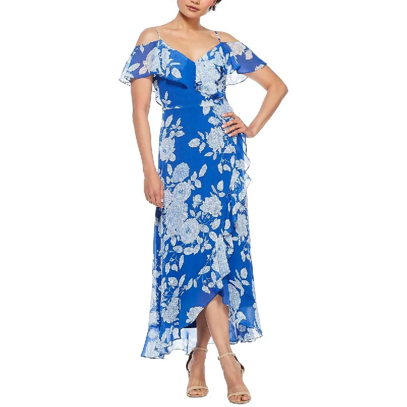 London Times Womens Petites Printed Maxi Maxi Dress Fashionable Open-Back Maxi Dress London Times Womens Petites Printed Maxi Maxi Dress Fashionable Open-Back Maxi Dress