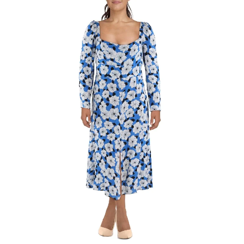 Reiss Womens Miller Floral Front Slit Maxi Dress Comfortable Casual Maxi Dress