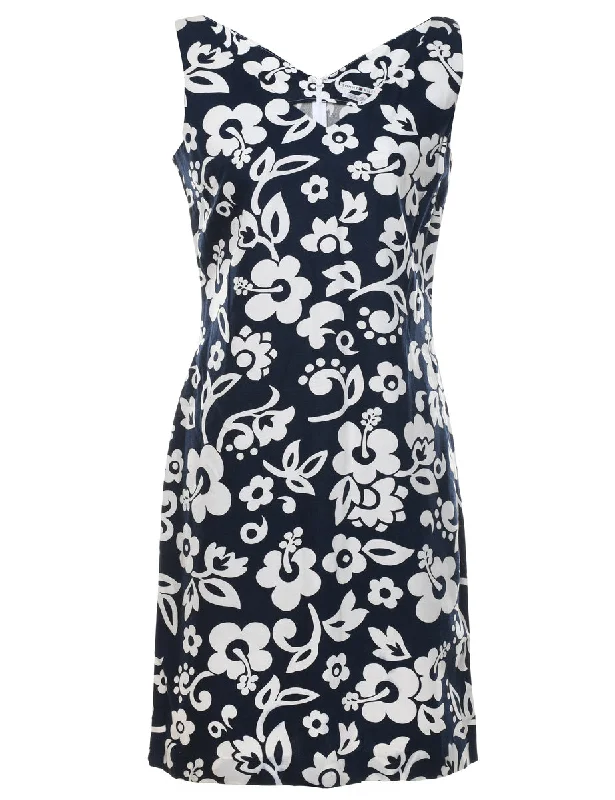 Tommy Hilfiger Floral Mini Dress - S Chic Halter Mini Dress