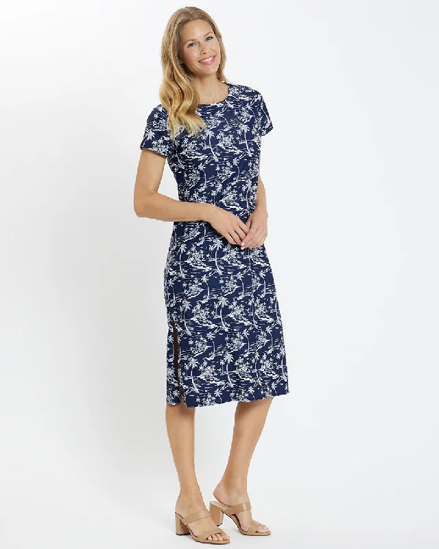 Ella Midi Dress - Jude Cloth Comfortable Short Sleeve Midi Dress