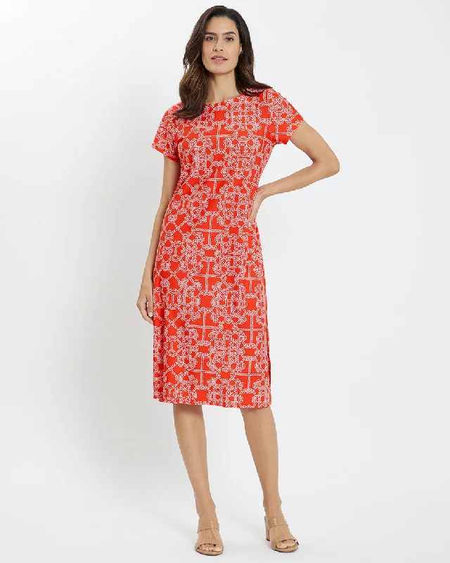 Ella Midi Dress - Jude Cloth Chic Floral Print Midi Dress