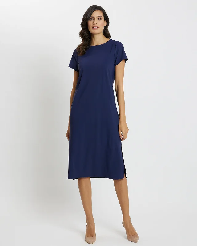 Ella Midi Dress - Lightweight Jude Cloth Fashionable Fitted Midi Dress