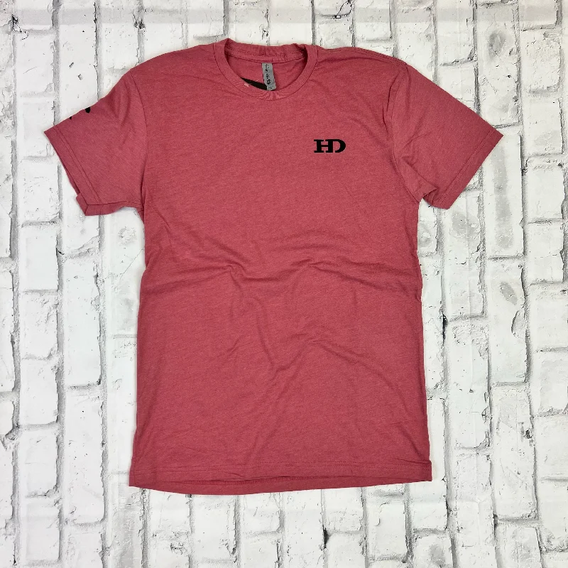 Hammer Down "Basic" Short Sleeve T-shirt - Mauve Rayon Fabric Velvet Fabric Corduroy Fabric Hammer Down "Basic" Short Sleeve T-shirt - Mauve Rayon Fabric Velvet Fabric Corduroy Fabric