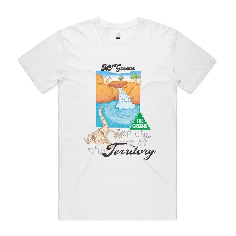 For the love of the Territory Unisex Organic T-shirt Mesh Blend Leather Blend Suede Blend