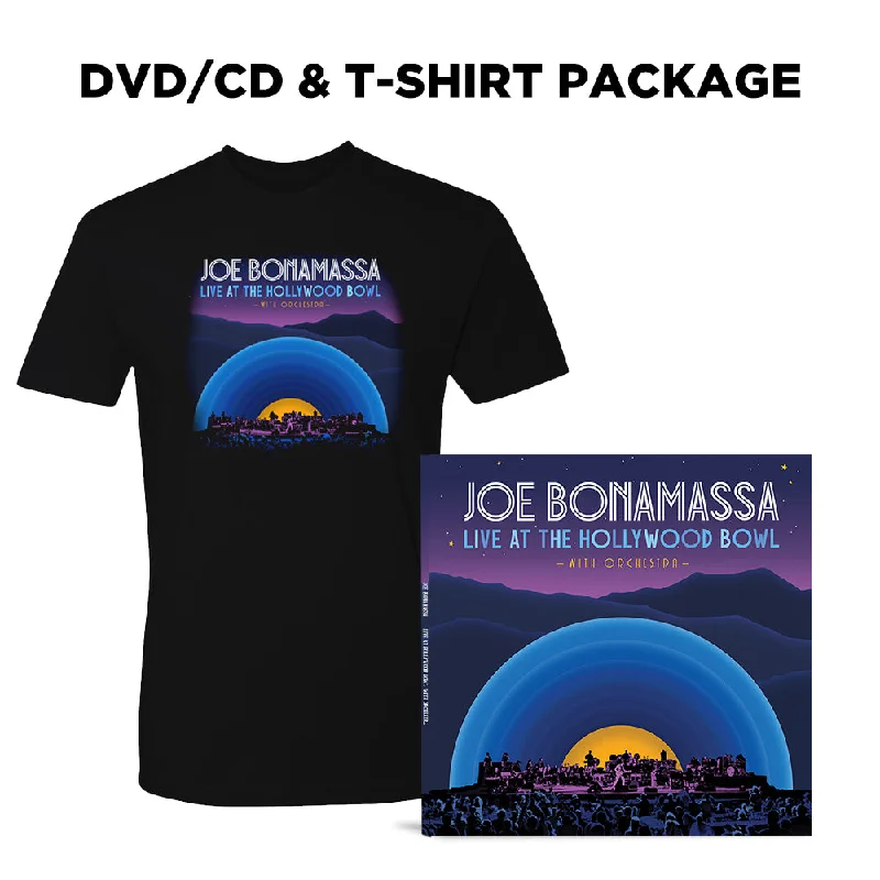 Live at the Hollywood Bowl with Orchestra DVD/CD & T-Shirt Package (Unisex) Basic T-Shirt Crew Neck Short Sleeve