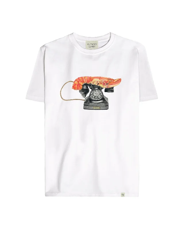 A Drawing of Dali's Lobster Telephone Heavyweight Tee Mesh Blend Leather Blend Suede Blend A Drawing of Dali's Lobster Telephone Heavyweight Tee Mesh Blend Leather Blend Suede Blend