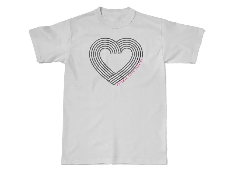 Unisex Track Heart Graphic Tee - BELLA-TRACKHRT Chenille Blend Fleece Blend Nylon Blend Unisex Track Heart Graphic Tee - BELLA-TRACKHRT Chenille Blend Fleece Blend Nylon Blend