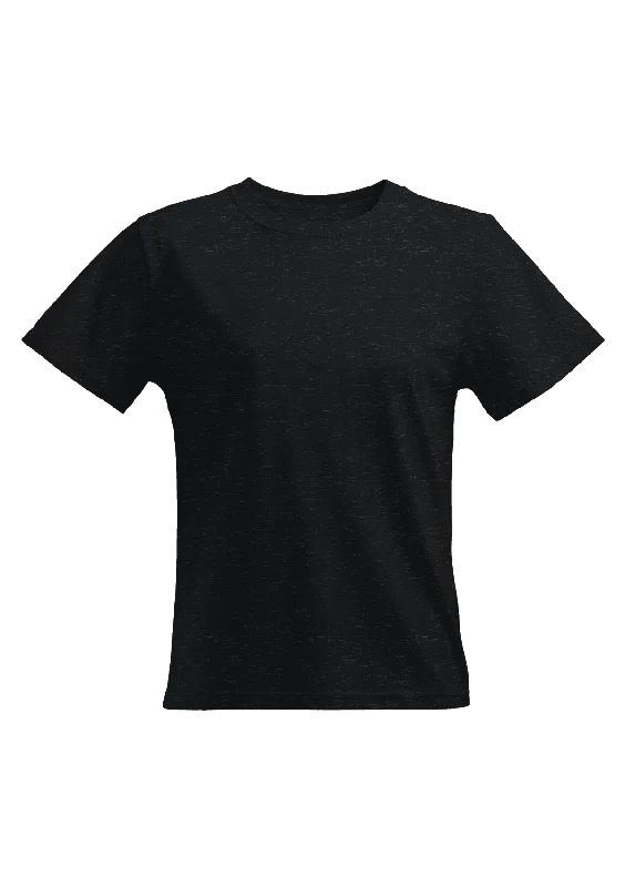 Perfect TShirt Co Women's Short Sleeve Crew Neck Charcoal Black Triblend Relax Fit T-Shirt Denim Fabric Leather Fabric Suede Fabric Perfect TShirt Co Women's Short Sleeve Crew Neck Charcoal Black Triblend Relax Fit T-Shirt Denim Fabric Leather Fabric Suede Fabric