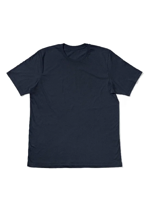 Perfect TShirt Co Womans Original Boyfriend T-Shirt - Classic Navy Blue Fashionable Trendy Casual Perfect TShirt Co Womans Original Boyfriend T-Shirt - Classic Navy Blue Fashionable Trendy Casual