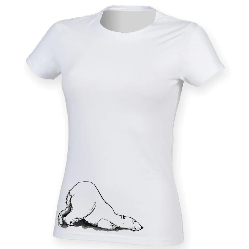 Polar bear women t-shirt Elegant Classic Vintage