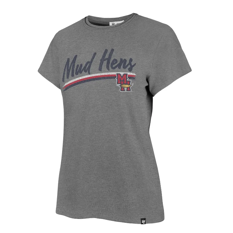 Toledo Mud Hens Ladies Bliss Frankie T-shirt Iron Safe Non-Iron Wrinkle Free