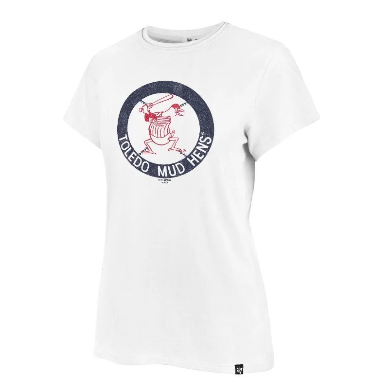 Toledo Mud Hens Ladies Circle Logo Frankie T-shirt Anti-Pilling Machine Wash Handmade