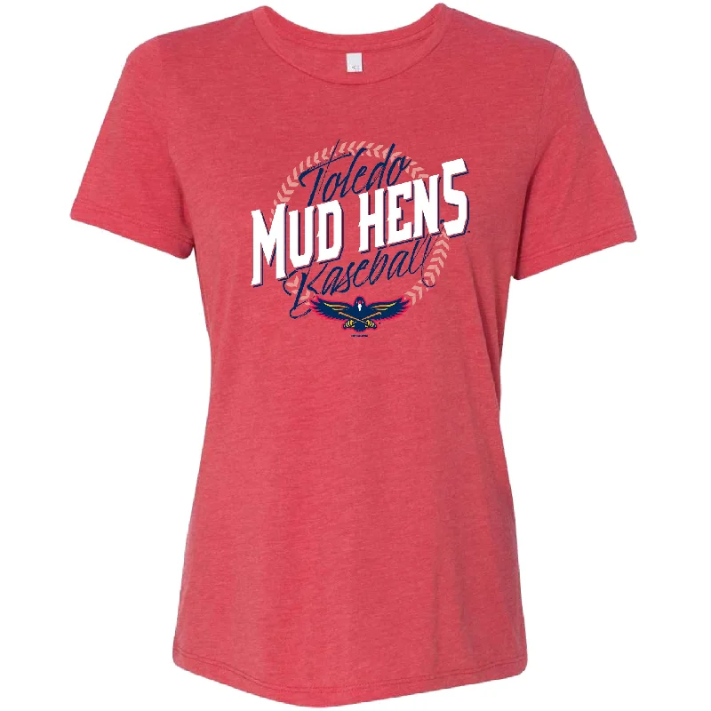 Toledo Mud Hens Ladies Thinsulate Real Hen T-shirt Boxy Fit Fitted Loose