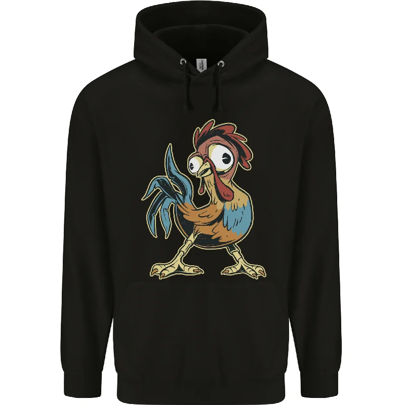 A Funky Rooster Farm Animals Chicken Mens 80% Cotton Hoodie Hoodie with Crew Neck Simple Timeless A Funky Rooster Farm Animals Chicken Mens 80% Cotton Hoodie Hoodie with Crew Neck Simple Timeless