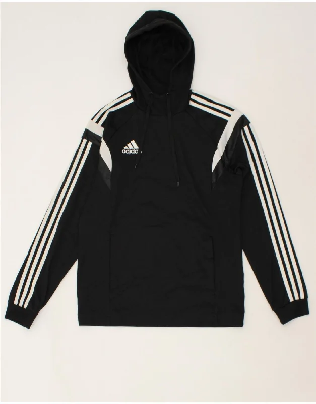 ADIDAS Mens Graphic Hoodie Jumper Small Black Colourblock Polyester Hoodie Jacket Zipper Layering ADIDAS Mens Graphic Hoodie Jumper Small Black Colourblock Polyester Hoodie Jacket Zipper Layering