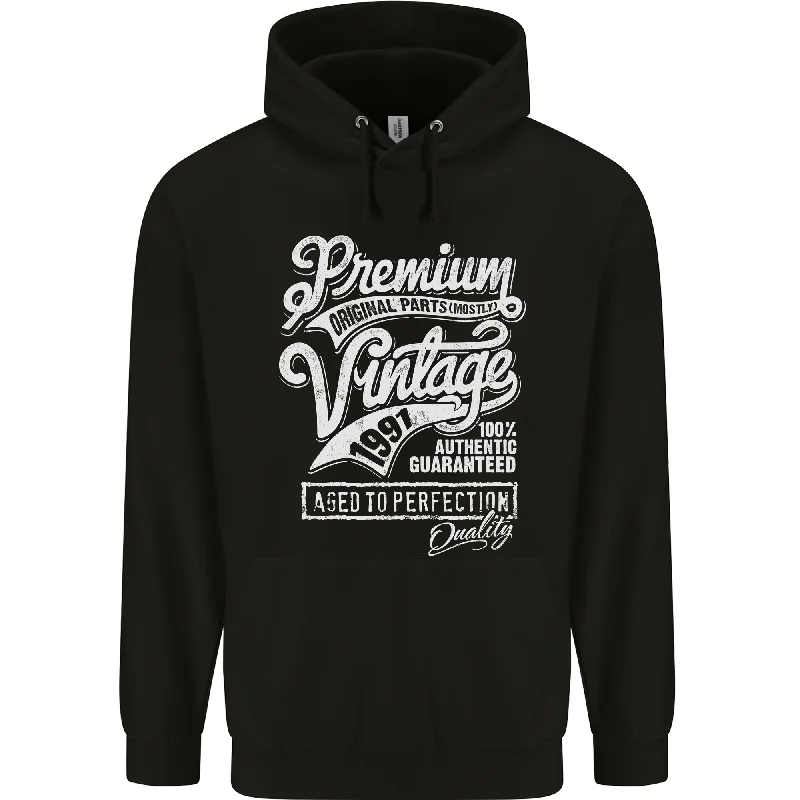 Aged to Perfection Vintage 33rd Birthday 1991 Mens 80% Cotton Hoodie Hoodie with Relaxed Fit Easy Casual