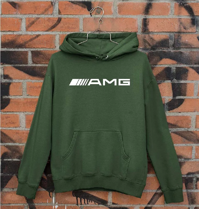 AMG Unisex Hoodie for Men/Women Zip Hoodie Drawstring Kangaroo Pocket