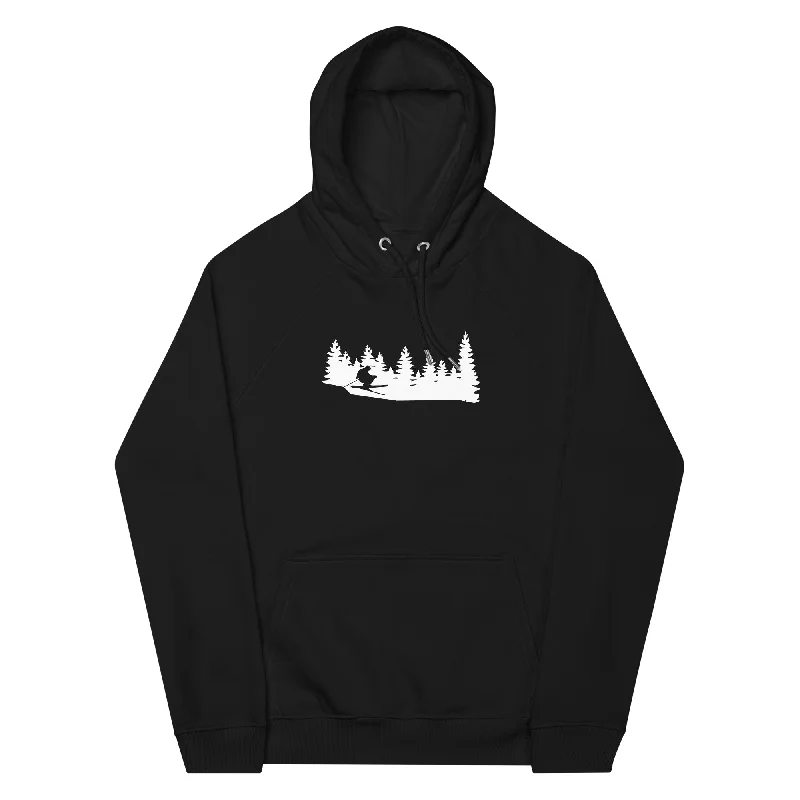 Bäume - Skifahren - Unisex Premium Organic Hoodie Hoodie with Hem Lace Feminine Delicate Bäume - Skifahren - Unisex Premium Organic Hoodie Hoodie with Hem Lace Feminine Delicate
