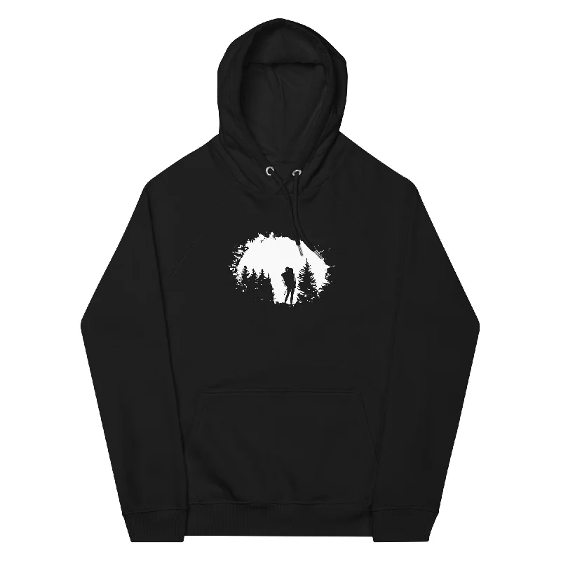 Bäume - Wandern - Unisex Premium Organic Hoodie Hoodie with Camouflage Military Edgy Bäume - Wandern - Unisex Premium Organic Hoodie Hoodie with Camouflage Military Edgy