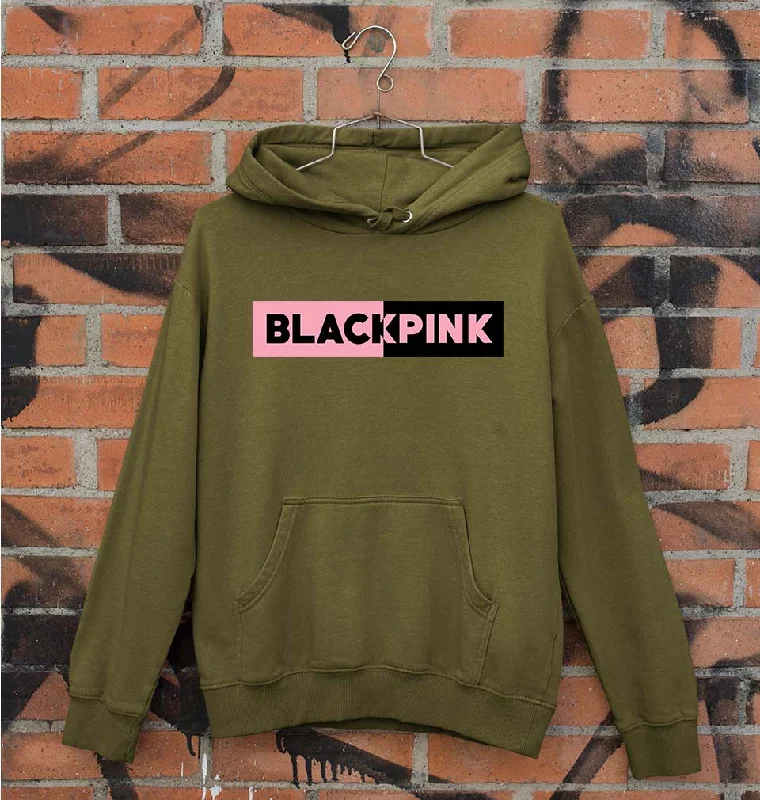 BLACKPINK Unisex Hoodie for Men/Women Hoodie with Mock Neck Collared Structured