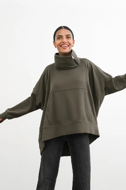 Boerum Sweatshirt Hoodie with Pocket Utility Practical