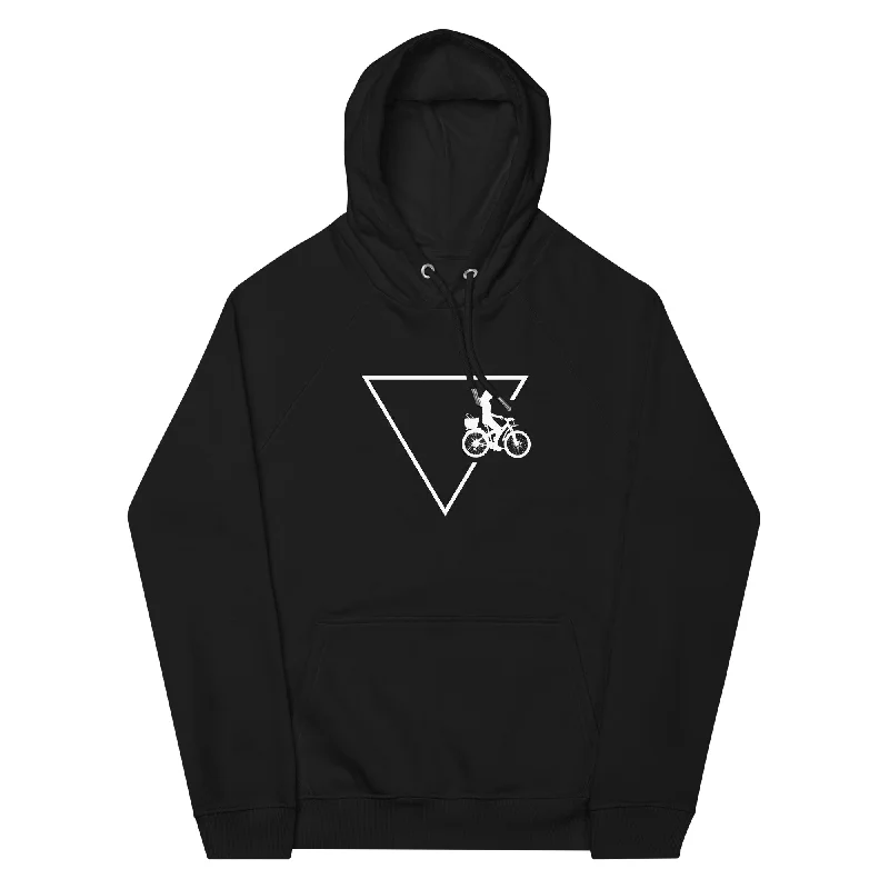 Dreieck 1 und Radfahren - Unisex Premium Organic Hoodie Hoodie with Emblem Brand Identity