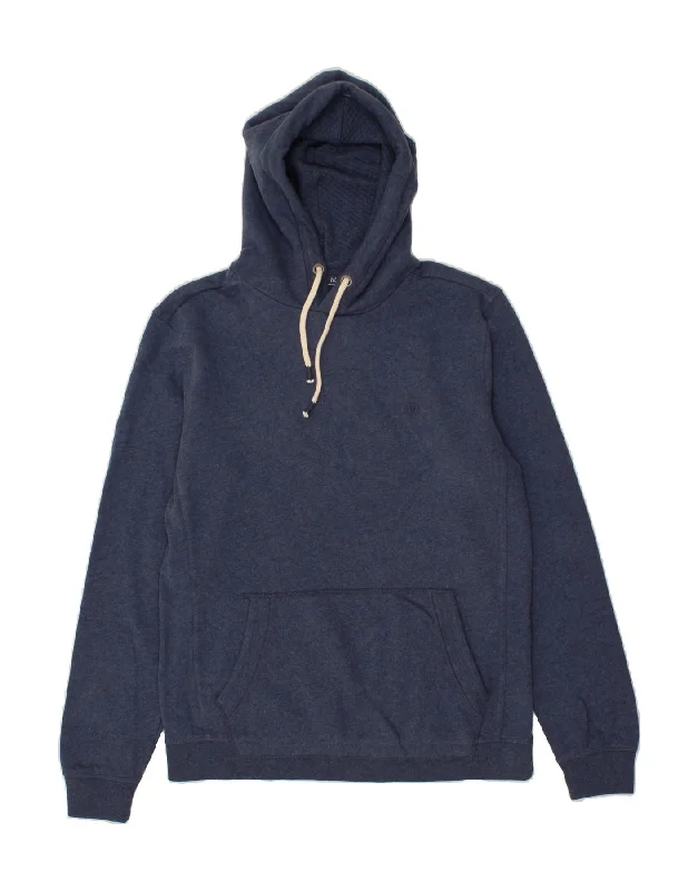FAT FACE Mens Hoodie Jumper Medium Navy Blue Cotton Hoodie with Button Placket Classic Preppy FAT FACE Mens Hoodie Jumper Medium Navy Blue Cotton Hoodie with Button Placket Classic Preppy