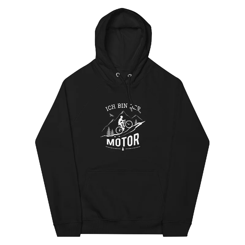 Ich bin der Motor - Unisex Premium Organic Hoodie Hoodie with Rolled Sleeves Casual Relaxed