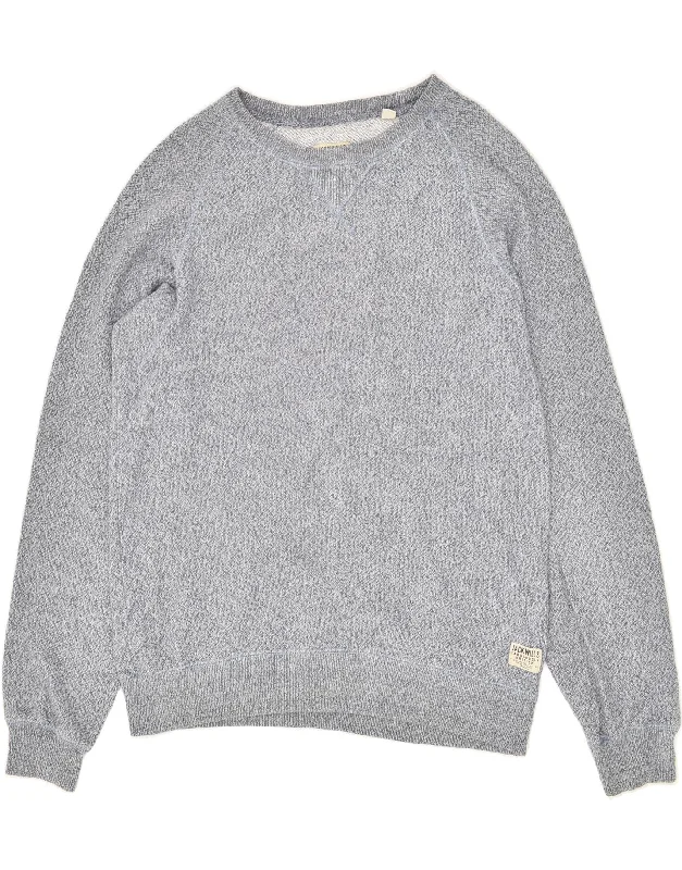JACK WILLS Mens Sweatshirt Jumper Medium Grey Flecked Cotton Hoodie with Back Slit Movement Comfort JACK WILLS Mens Sweatshirt Jumper Medium Grey Flecked Cotton Hoodie with Back Slit Movement Comfort