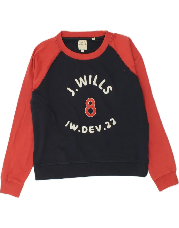 JACK WILLS Womens Graphic Sweatshirt Jumper UK 12 Medium Navy Blue Hoodie with Button Placket Classic Preppy JACK WILLS Womens Graphic Sweatshirt Jumper UK 12 Medium Navy Blue Hoodie with Button Placket Classic Preppy