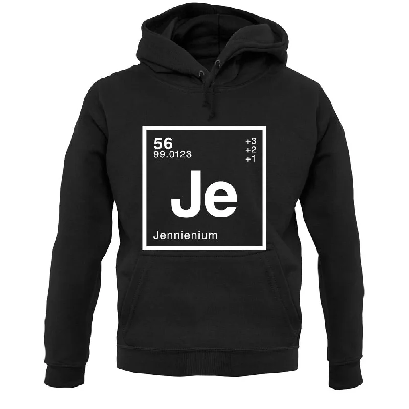 Jennie - Periodic Element Unisex Hoodie Hoodie with Oversized Fit Loose Comfortable