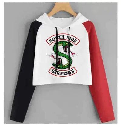 Harajuku Hoodies South Side Riverdale Sweatshirt For Female Hoodie with Bell Sleeves Flared Feminine