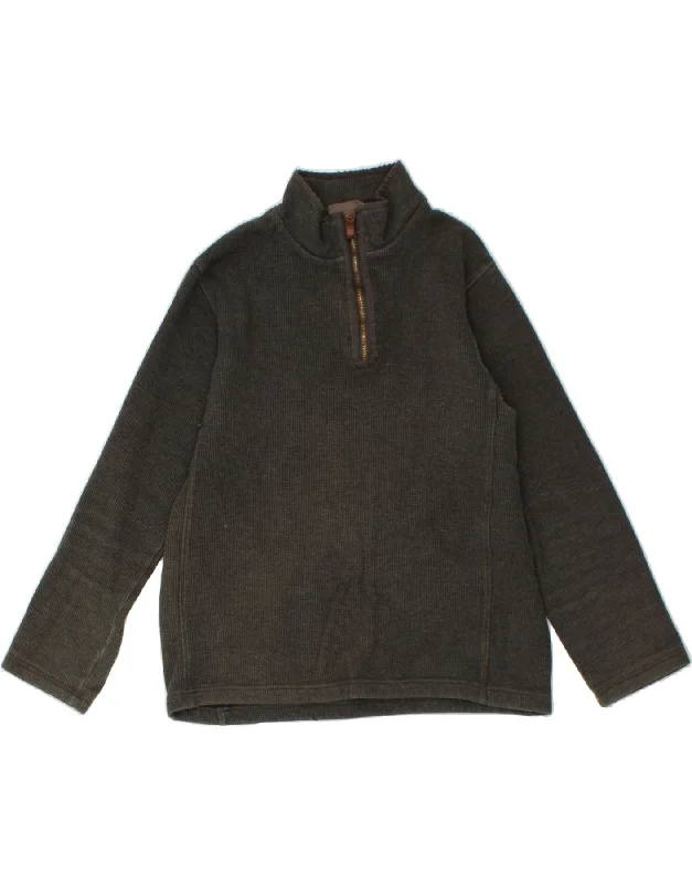 MOUNTAIN WAREHOUSE Mens Zip Neck Sweatshirt Jumper Medium Grey Cotton Hoodie with Pocket Utility Practical MOUNTAIN WAREHOUSE Mens Zip Neck Sweatshirt Jumper Medium Grey Cotton Hoodie with Pocket Utility Practical