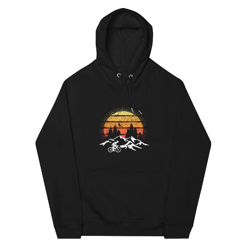 Radfahrer und Sonne Vintage - Unisex Premium Organic Hoodie Hoodie with Cropped Fit Short Trendy Radfahrer und Sonne Vintage - Unisex Premium Organic Hoodie Hoodie with Cropped Fit Short Trendy
