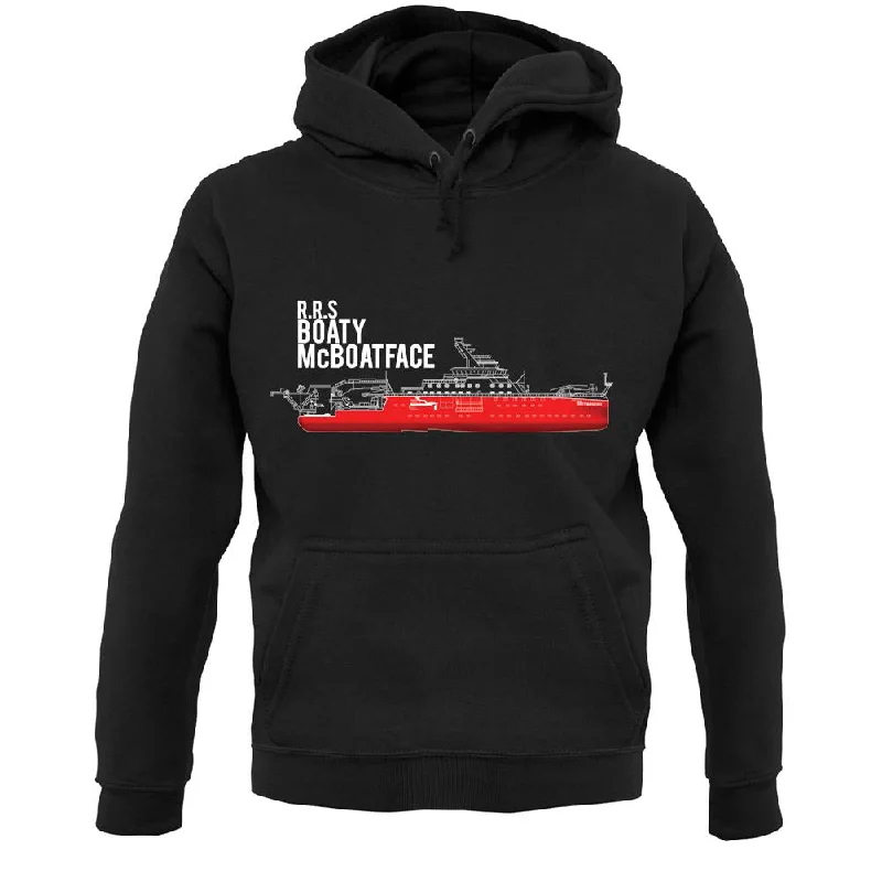 Rrs Boaty Mcboatface Unisex Hoodie Hoodie with Double Zipper Versatile Adjustable