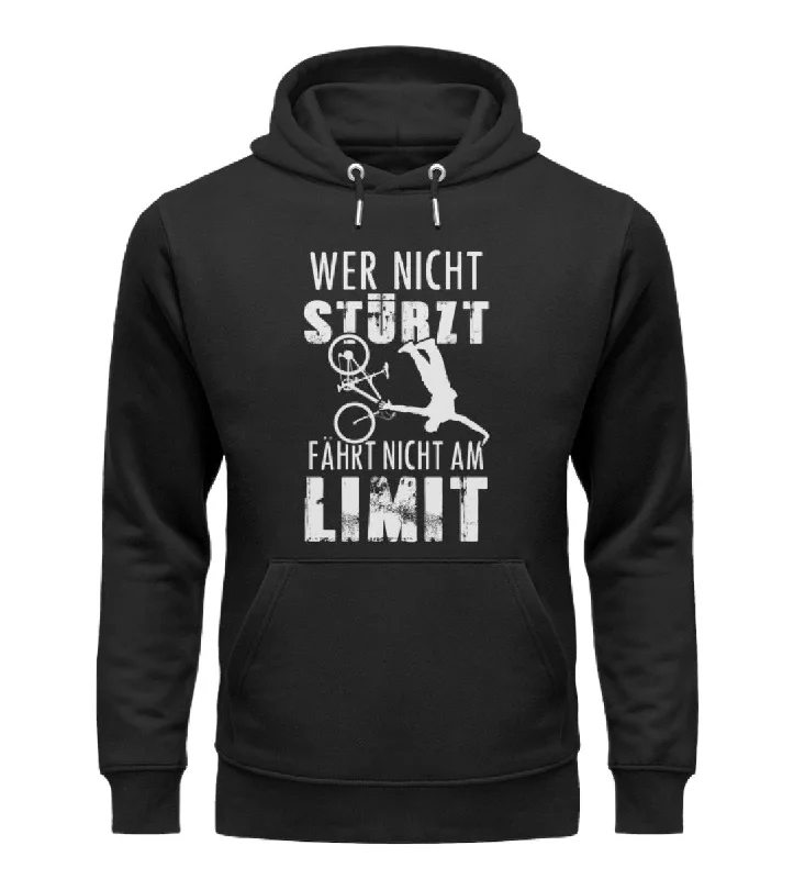 Wer nicht stürzt - fährt nicht am Limit - Unisex Premium Organic Hoodie Hoodie with Tied Waist Feminine Flattering Wer nicht stürzt - fährt nicht am Limit - Unisex Premium Organic Hoodie Hoodie with Tied Waist Feminine Flattering