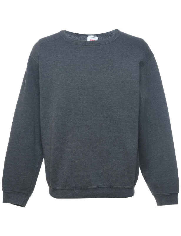 Wilson Plain Grey Sweatshirt - M Hoodie with Mesh Breathable Sporty