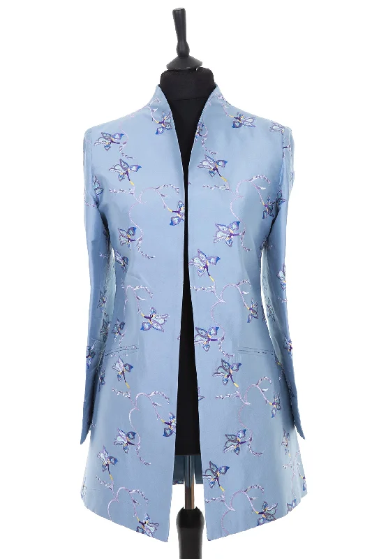 Bhumi Jacket in Iris Insulated Jacket Fitted Jacket Loose Jacket