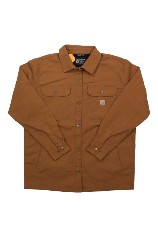 Carhartt Women's Rugged Flex Loose Fit Canvas Fleece Lined Shirt Jacket Plaid Jacket Tartan Jacket Houndstooth Jacket Carhartt Women's Rugged Flex Loose Fit Canvas Fleece Lined Shirt Jacket Plaid Jacket Tartan Jacket Houndstooth Jacket