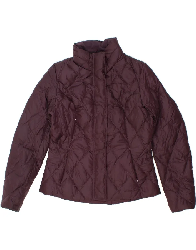 EDDIE BAUER Womens Padded Jacket UK 16 Large Purple Polyester Plaid Jacket Tartan Jacket Houndstooth Jacket EDDIE BAUER Womens Padded Jacket UK 16 Large Purple Polyester Plaid Jacket Tartan Jacket Houndstooth Jacket
