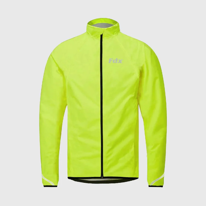 Fdx J20 Yellow Women's & Girl's Windproof & Waterproof Cycling Jacket Striped Jacket Polka Dot Jacket Floral Jacket Fdx J20 Yellow Women's & Girl's Windproof & Waterproof Cycling Jacket Striped Jacket Polka Dot Jacket Floral Jacket