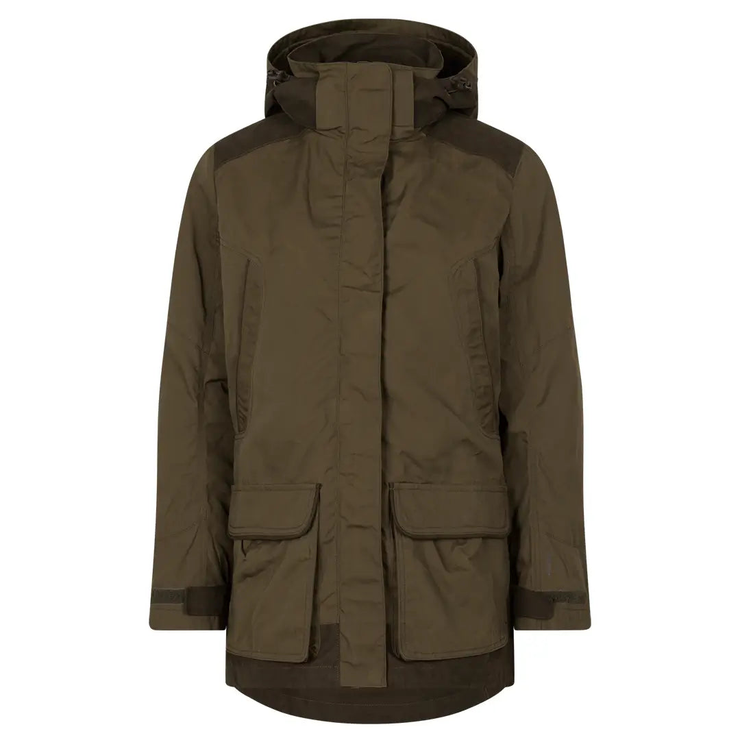 Key Point Kora Ladies Jacket - Pine Green/Grizzly Brown by Seeland Mesh Jacket Canvas Jacket Denim Jacket Key Point Kora Ladies Jacket - Pine Green/Grizzly Brown by Seeland Mesh Jacket Canvas Jacket Denim Jacket