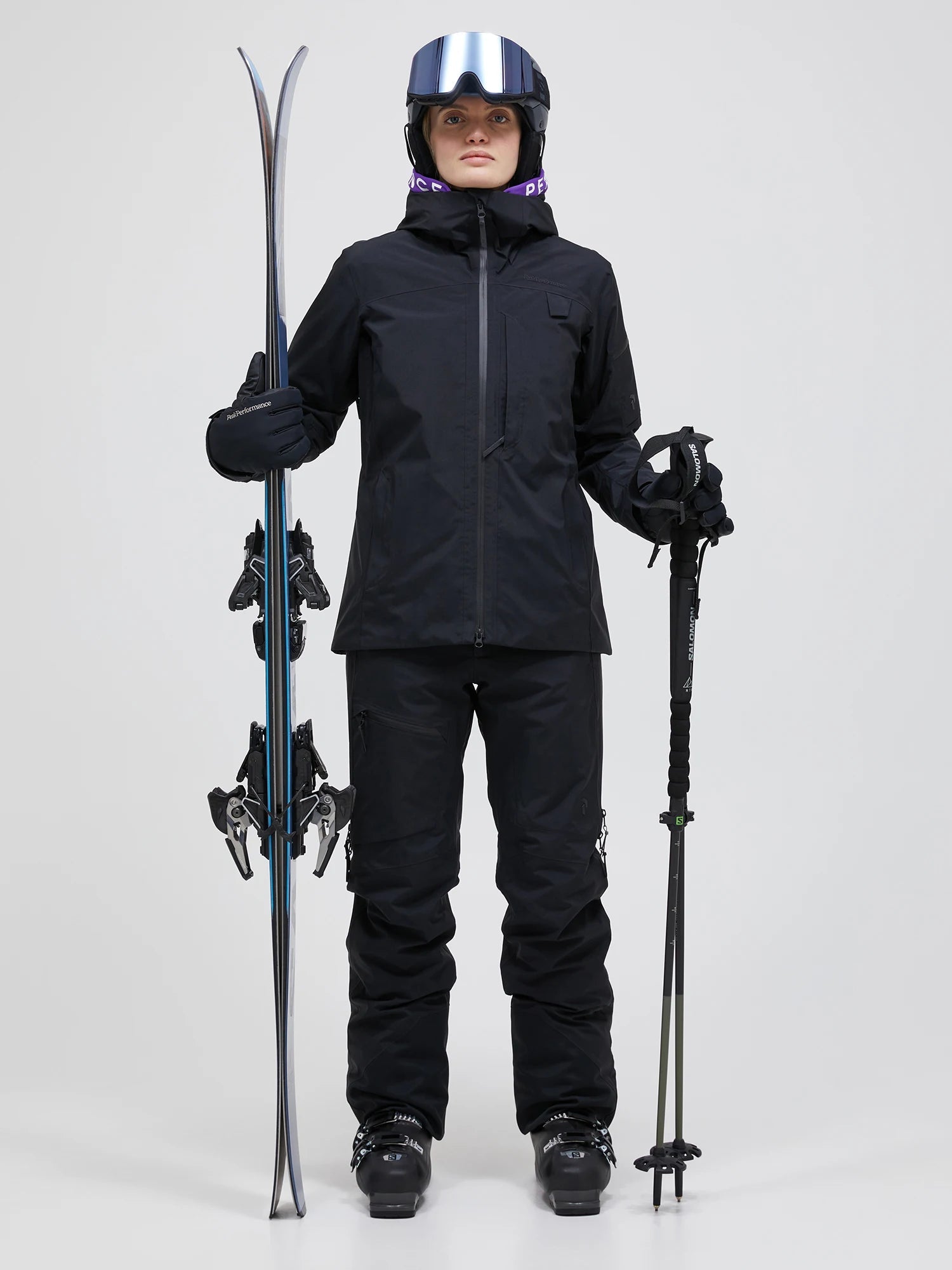 Women's Alpine Gore-Tex 2L Ski Jacket Belted Jacket Elasticated Jacket Padded Jacket Women's Alpine Gore-Tex 2L Ski Jacket Belted Jacket Elasticated Jacket Padded Jacket